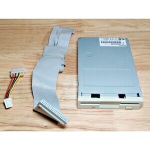 Panasonic Internal 3.5" Floppy Drive Model JU-257A606P-Vintage Computer W/Cables